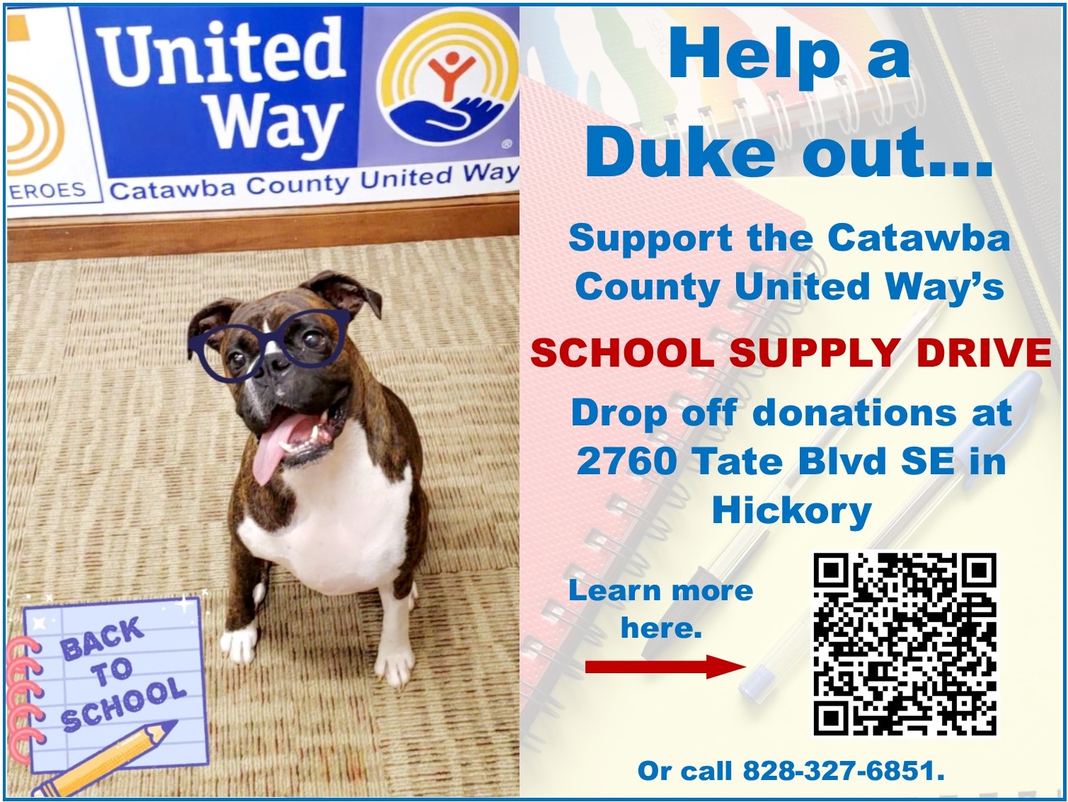 school supply drive