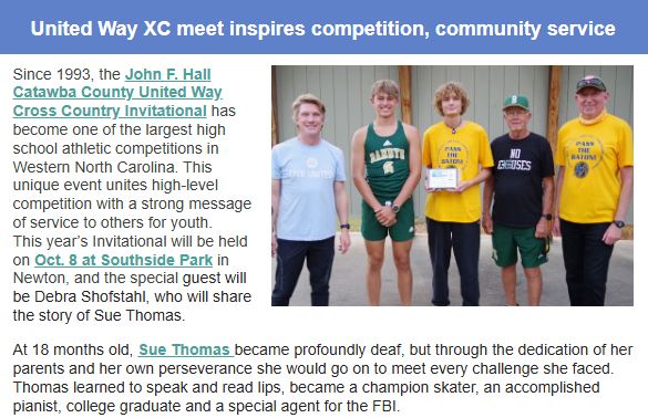 United Way newsletter 