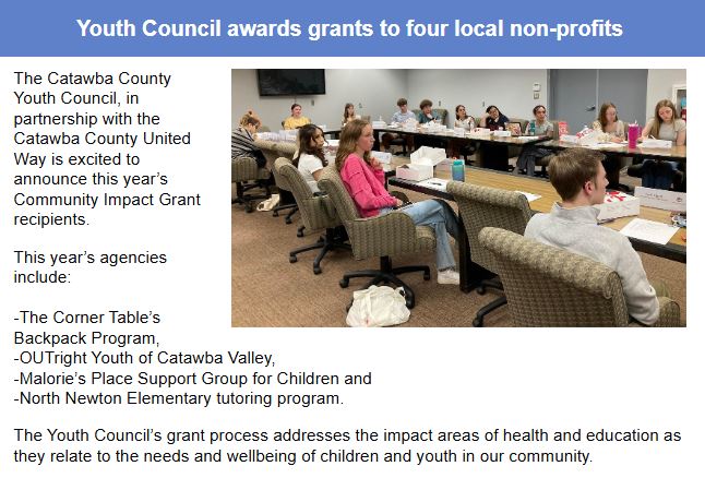 United Way newsletter 