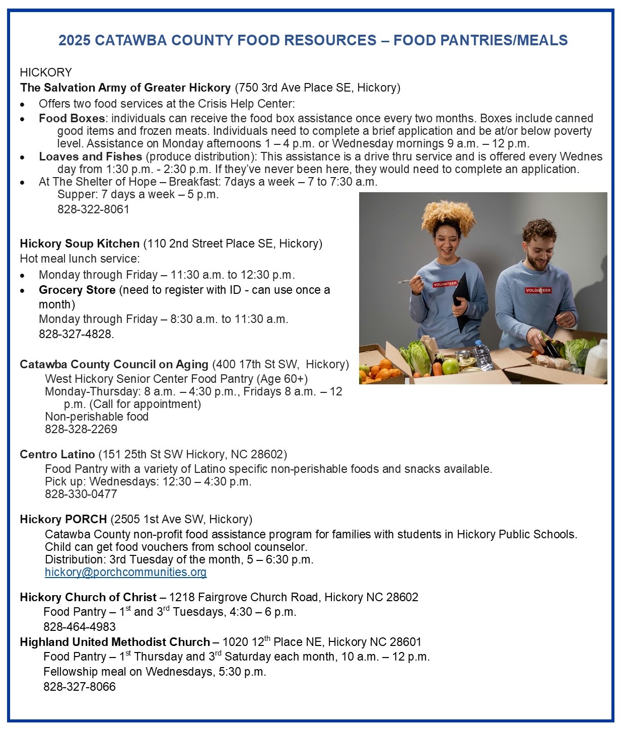 United Way newsletter 