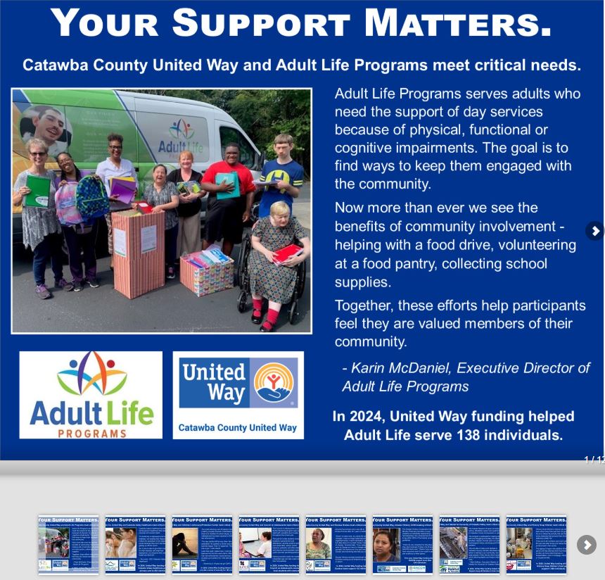 United Way newsletter 