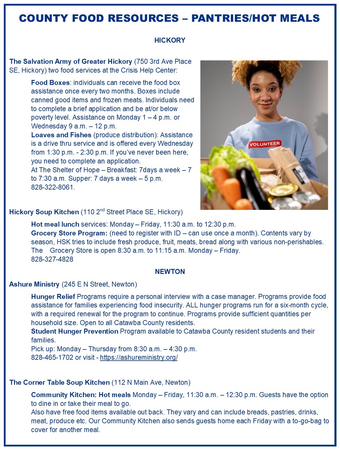 updated food resources