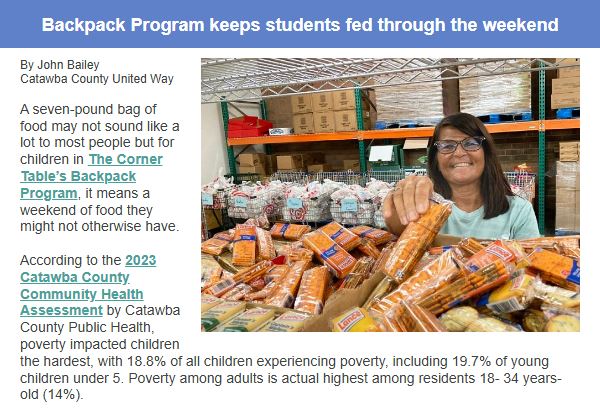 United Way newsletter 